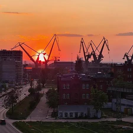 Flatbook - Center Doki Living Apartmán Gdaňsk